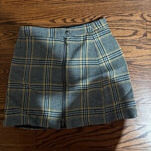 Abercrombie & Fitch Zippered Mini Skirt